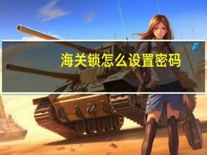 海关锁怎么设置密码
