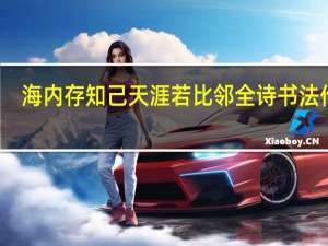 海内存知己天涯若比邻全诗书法作品（海内存知己天涯若比邻全诗）