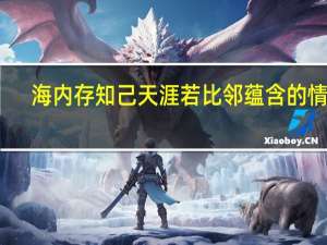 海内存知己天涯若比邻蕴含的情感（海内存知己天涯若比邻赏析）