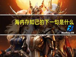海内存知己的下一句是什么
