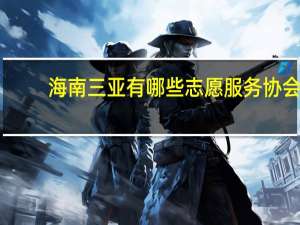 海南三亚有哪些志愿服务协会