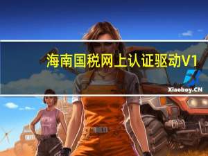 海南国税网上认证驱动 V1.0 官方版（海南国税网上认证驱动 V1.0 官方版功能简介）