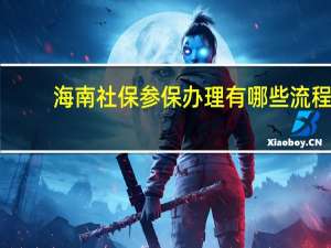 海南社保参保办理有哪些流程