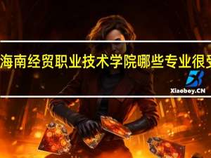 海南经贸职业技术学院哪些专业很受欢迎