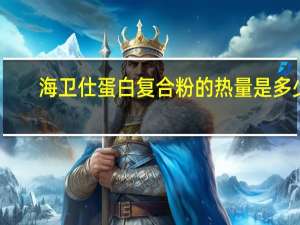 海卫仕 蛋白复合粉的热量是多少