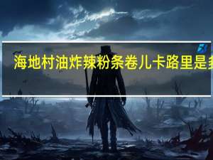 海地村 油炸辣粉条卷儿卡路里是多少