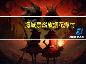 海城禁燃放烟花爆竹