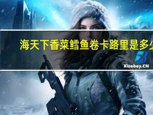 海天下 香菜鳕鱼卷卡路里是多少