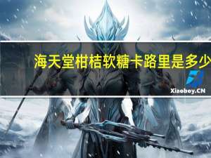 海天堂 柑桔软糖卡路里是多少