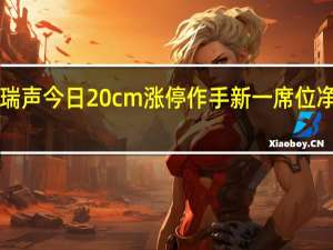 海天瑞声今日20cm涨停 作手新一席位净买入4849.84万元