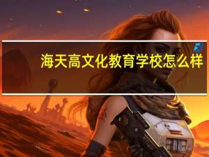 海天高文化教育学校怎么样