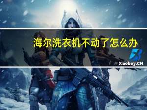 海尔洗衣机不动了怎么办
