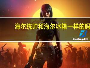 海尔统帅和海尔冰箱一样的吗（海尔统帅和海尔区别）