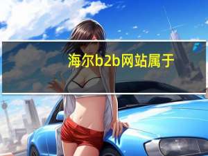 海尔b2b网站属于