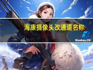 海康摄像头改通道名称