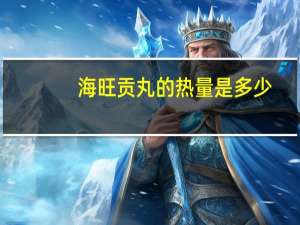 海旺 贡丸的热量是多少