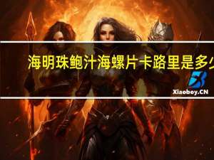 海明珠 鲍汁海螺片卡路里是多少