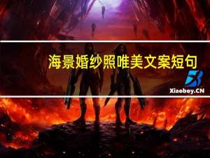 海景婚纱照唯美文案短句