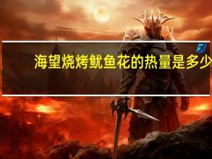 海望 烧烤鱿鱼花的热量是多少