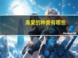 海棠的种类有哪些