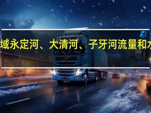 海河流域永定河、大清河、子牙河流量和水位均已回落
