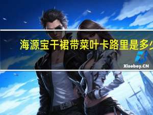 海源宝 干裙带菜叶卡路里是多少