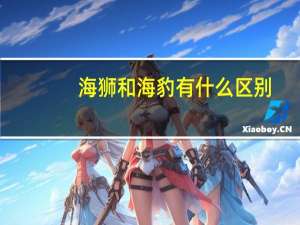 海狮和海豹有什么区别