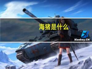 海猪是什么