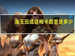 海玉田 咸话梅卡路里是多少