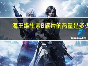 海王 维生素B族片的热量是多少