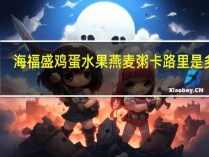 海福盛 鸡蛋水果燕麦粥卡路里是多少