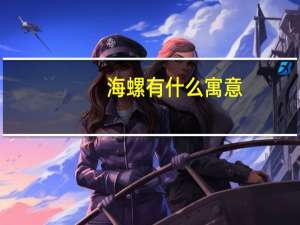 海螺有什么寓意