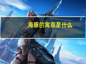 海豚的寓意是什么
