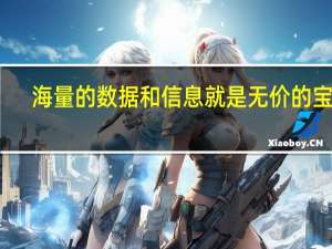 海量的数据和信息就是无价的宝藏