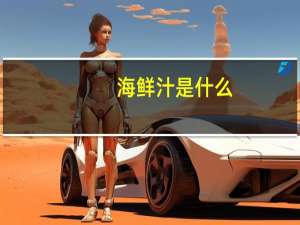 海鲜汁是什么