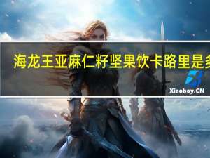 海龙王 亚麻仁籽坚果饮卡路里是多少