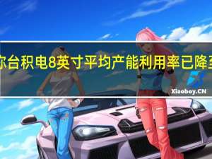 消息称台积电8英寸平均产能利用率已降至60%以下 28/22/16/12nm降价10%