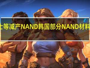 消息称因三星、SK海力士等减产NAND 韩国部分NAND材料公司供应量降超50%或停止运营