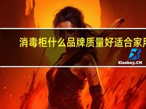消毒柜什么品牌质量好适合家用