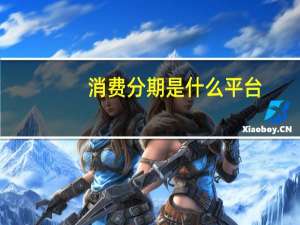 消费分期是什么平台