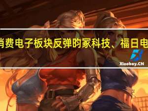 消费电子板块反弹昀冢科技、福日电子涨停