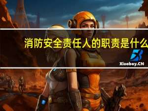 消防安全责任人的职责是什么