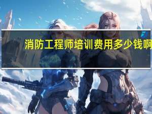 消防工程师培训费用多少钱啊