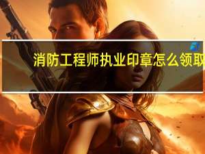 消防工程师执业印章怎么领取