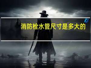 消防栓水管尺寸是多大的