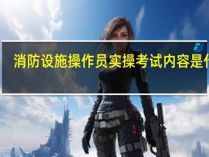 消防设施操作员实操考试内容是什么