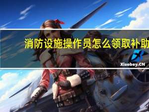 消防设施操作员怎么领取补助