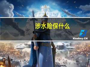 涉水险保什么