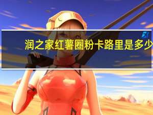 润之家 红薯圈粉卡路里是多少