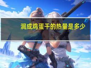 润成 鸡蛋干的热量是多少